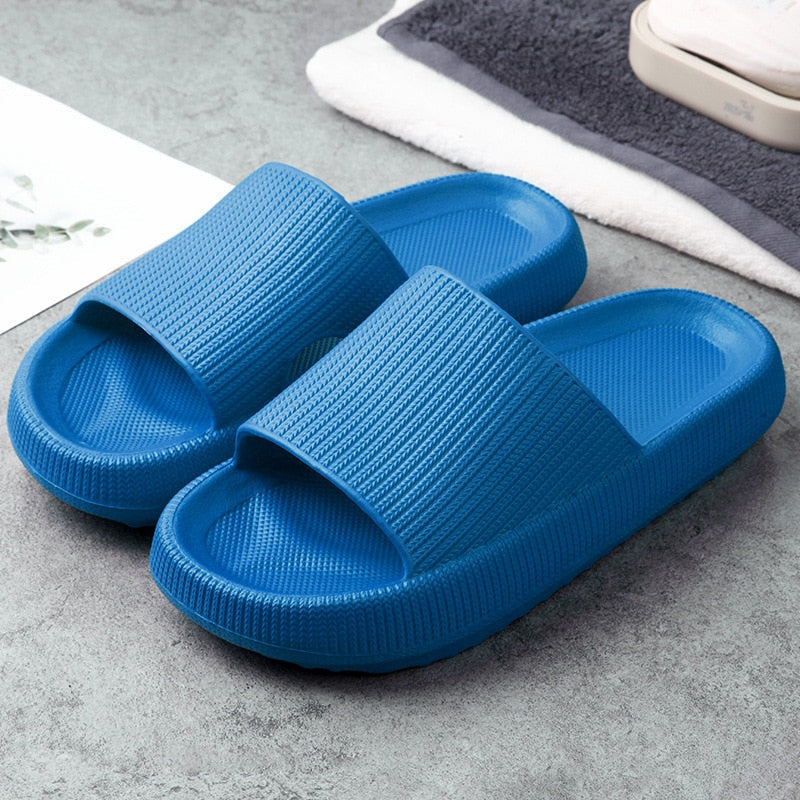 Flexy® | Sandália Nuvem Ortopédica Relaxante cor azul